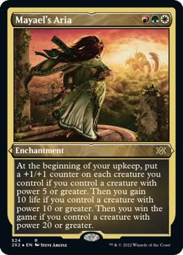 Mayaels Aria Foil Etched (Double Masters 2022)  - undefined