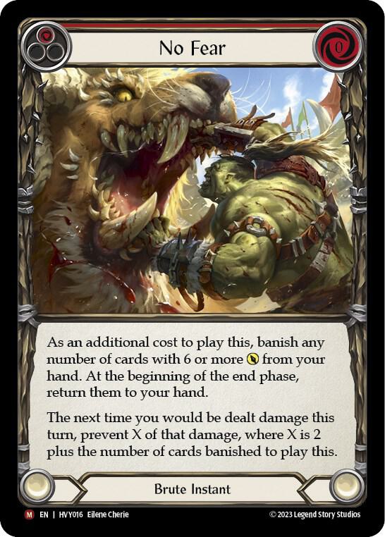 no fear (Heavy Hitters)  - Rainbow Foil