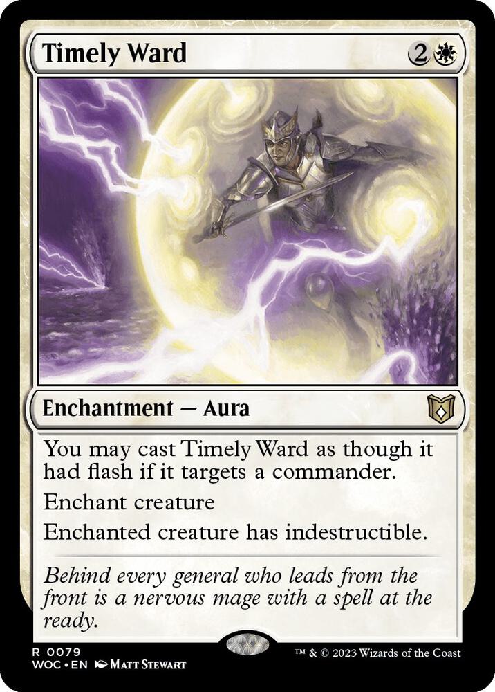 Timely Ward 79/173 (Commander: Wilds of Eldraine) 