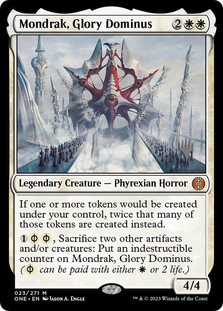 Mondrak Glory Dominus 23p/160 (Promo Pack: Phyrexia: All Will Be One) 