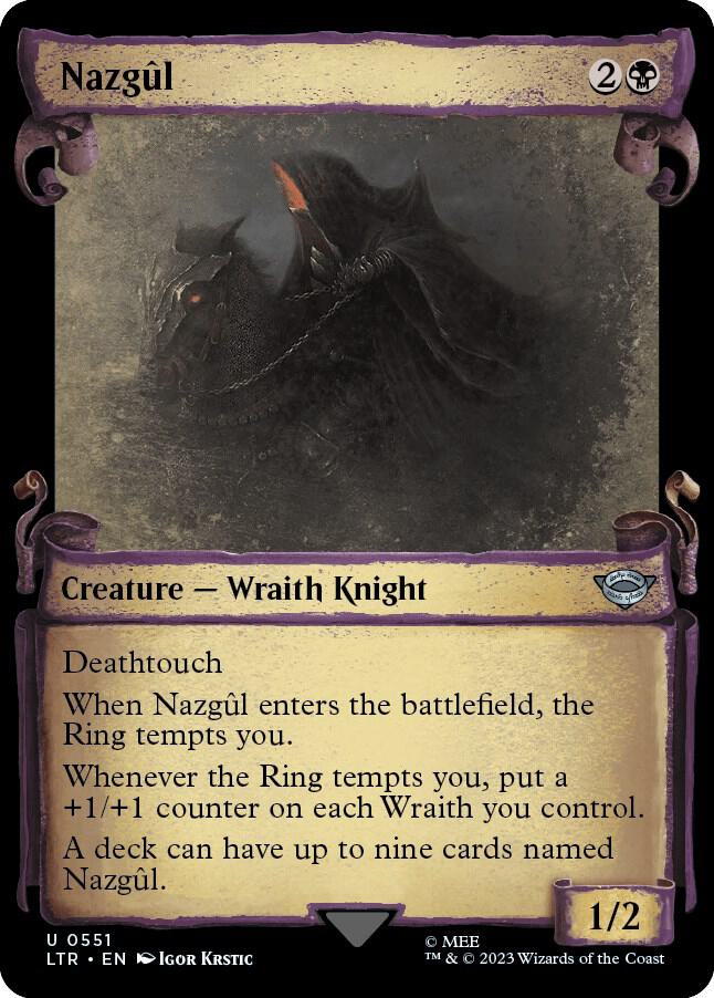 Nazgûl 551 (Universes Beyond: The Lord of the Rings: Tales of Middle-earth)  - Showcase Scroll