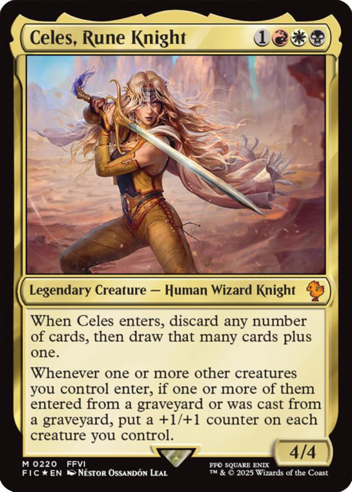 Celes Rune Knight Surge Foil (Commander: FINAL FANTASY)  - undefined