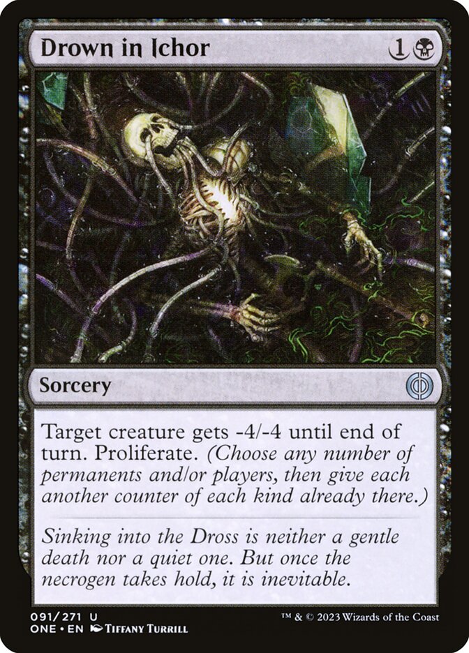 Drown in Ichor 91 (Phyrexia: All Will Be One)  - Foil