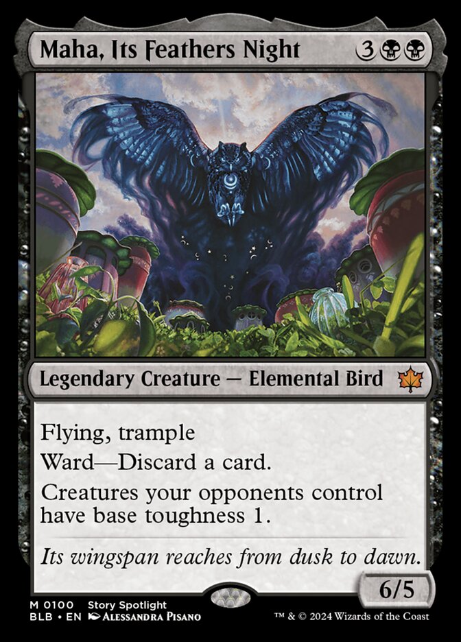 Maha, Its Feathers Night (Bloomburrow) 