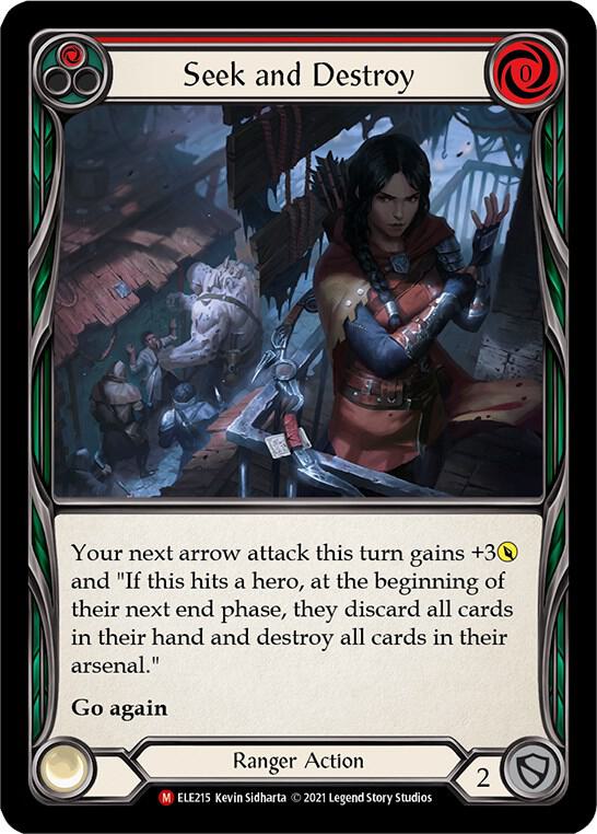 Seek and Destroy (Tales of Aria)  - 1st Edition Rainbow Foil