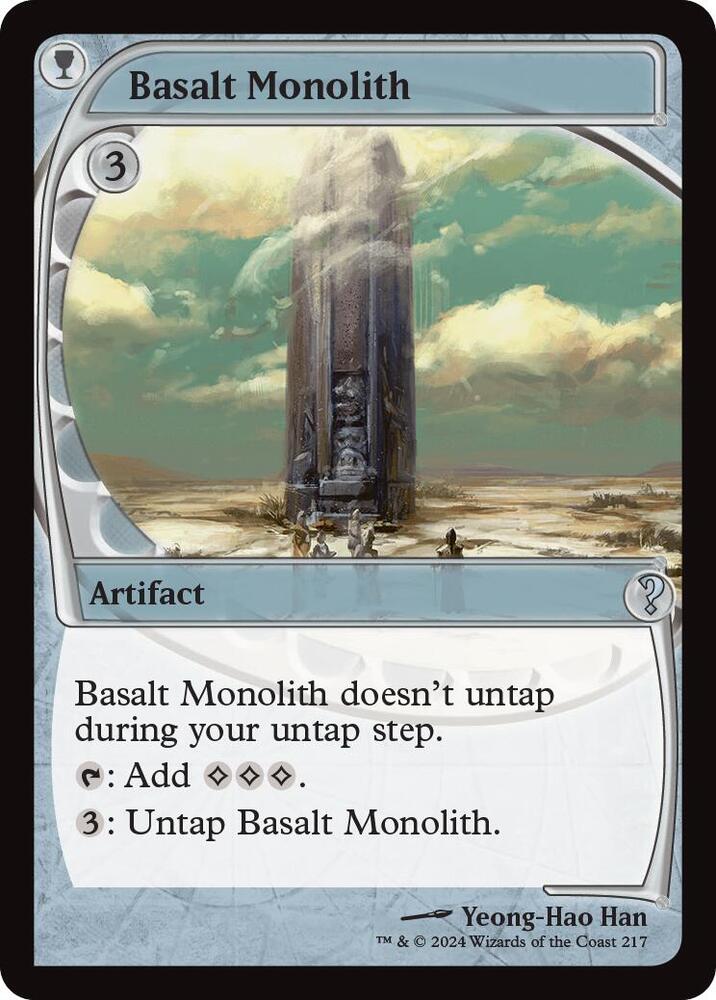 Basalt Monolith 217 (Mystery Booster 2)  - Future Sight