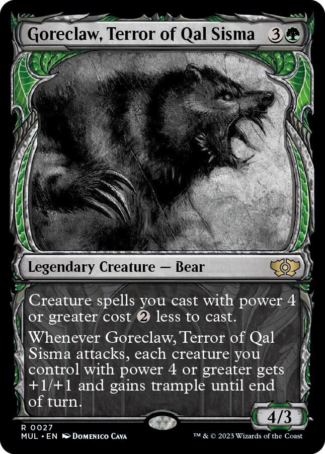Goreclaw, Terror of Qal Sisma 27 (March of the Machine: Multiverse Legends)  - Showcase