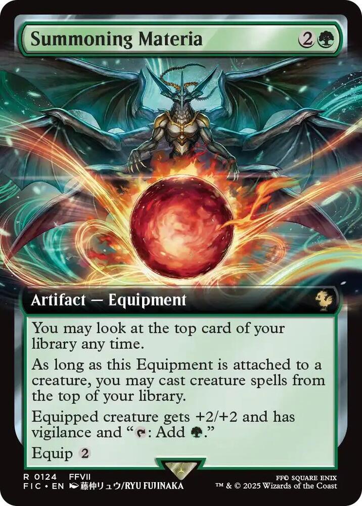 Summoning Materia Extended Art (Commander: FINAL FANTASY)  - undefined