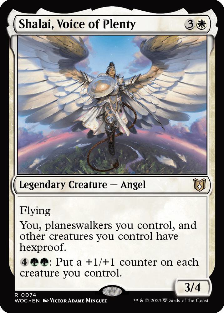 Shalai Voice of Plenty (Commander: Wilds of Eldraine) 