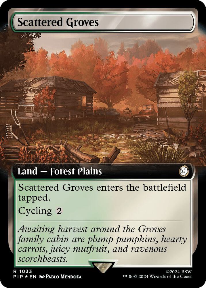 Scattered Groves Extended Art Surge Foil (Universes Beyond: Fallout)  - undefined