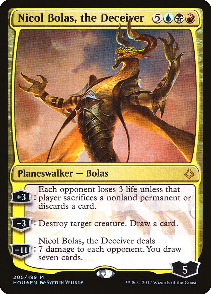 Nicol Bolas, the Deceiver (Hour of Devastation)  - undefined