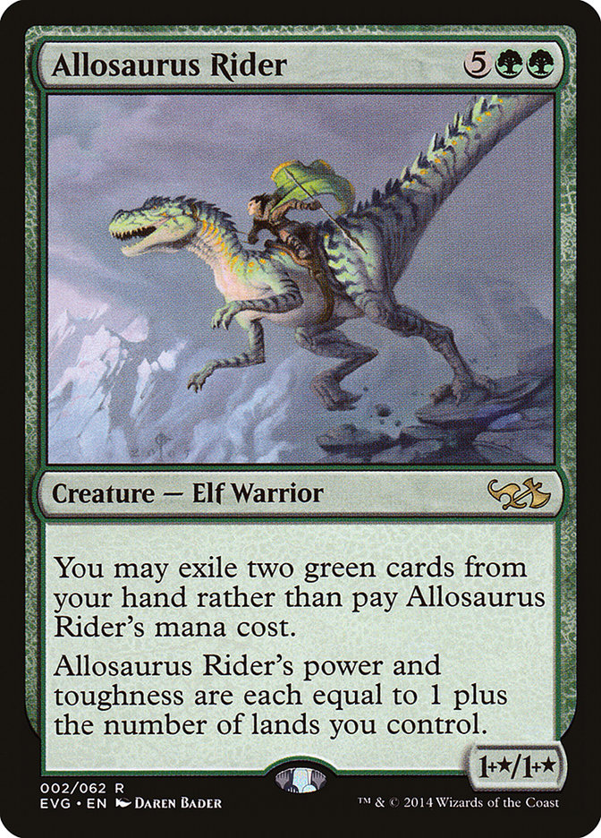 Allosaurus Rider (Duel Decks: Anthology) 