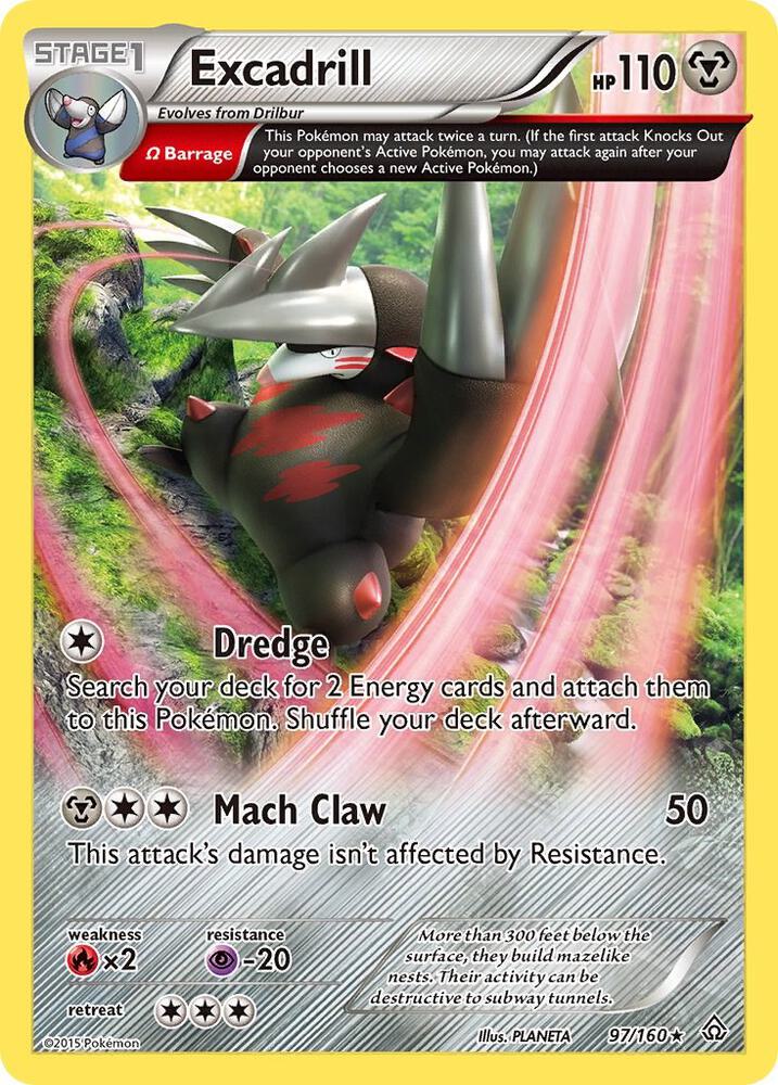Excadrill 97/160 (XY - Primal Clash)  - Holofoil